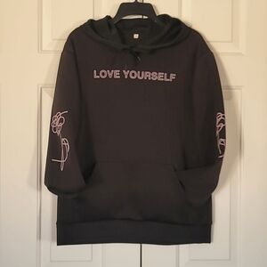 BTS Army K-Pop Love Yourself Sweater Women's Sweatshirt Hoodie Pullover X-Large
